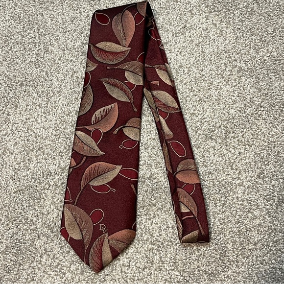 Dior Other - Christian Dior Monsieur Maroon Neck Tie